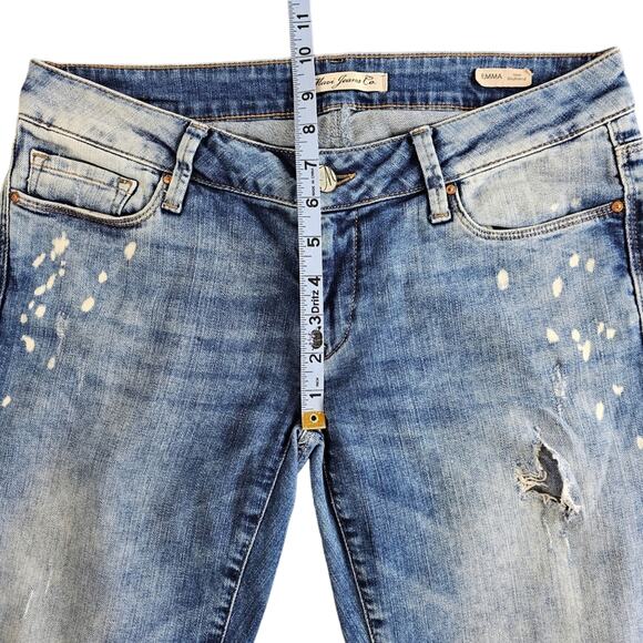 Mavi Jeans Women's Size 28 Slim Boyfriend Ripped Paint Splatter Distressed Emma - Picture 16 of 16